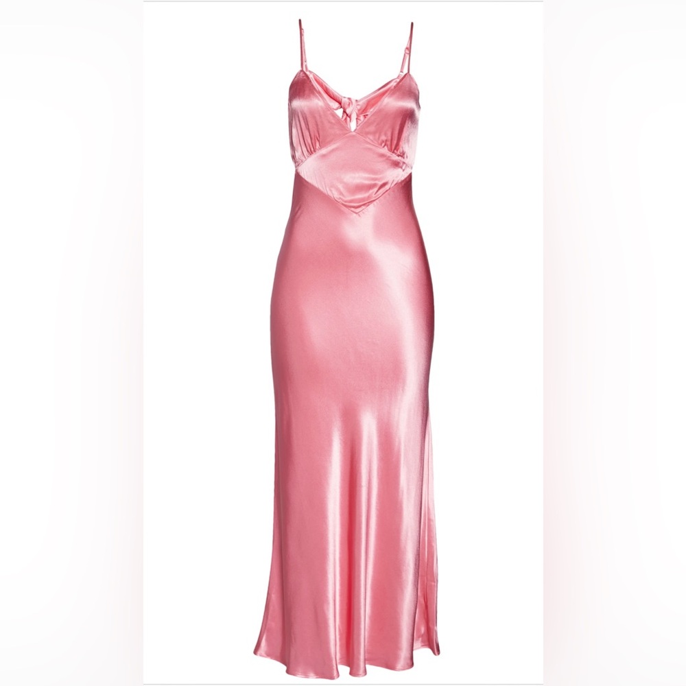 Bardot Malinda Slip Dress size 12 / large in strawberry